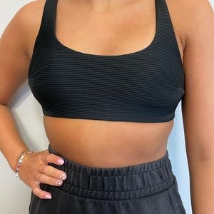 Black H&M swim top - size 6